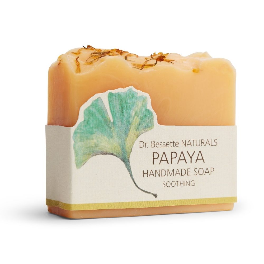 3 Bar Set Vegan Handmade Papaya Soap